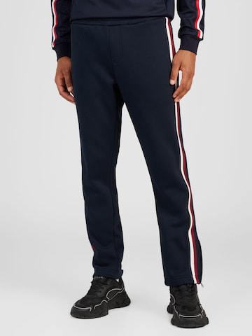 TOMMY HILFIGER Regular Broek in Blauw: voorkant