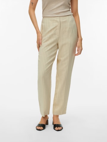 VERO MODA - regular Pantalón de pinzas 'VMKIARA' en beige: frente