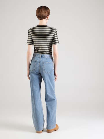 NÜMPH - Perna larga Calças de ganga 'PARIS' em azul