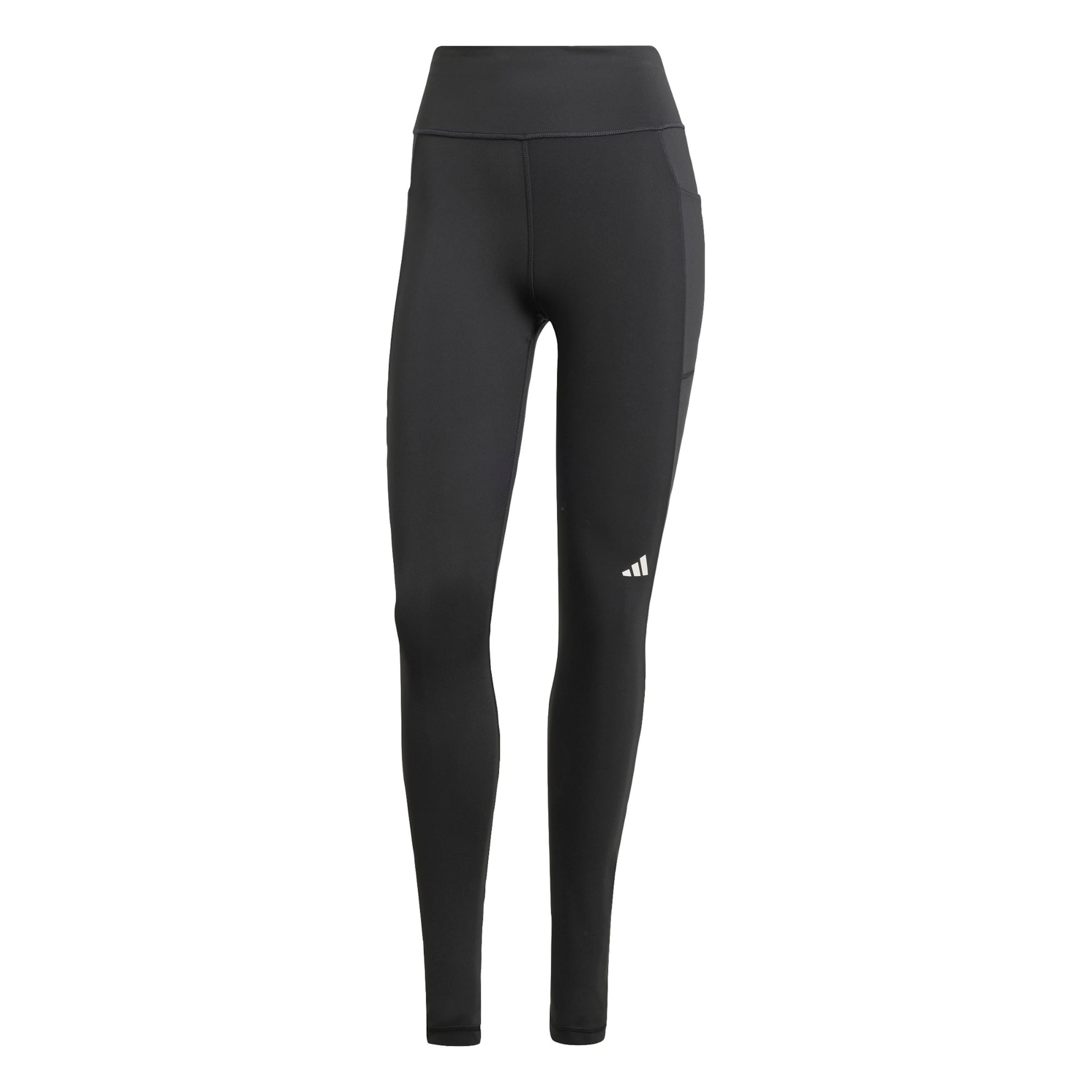 ADIDAS PERFORMANCESkinny Sportske hlače 'Own The Run' - crna boja: prednji dio