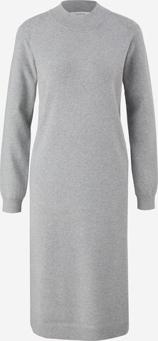 comma casual identity Knitted dress in Grey: front