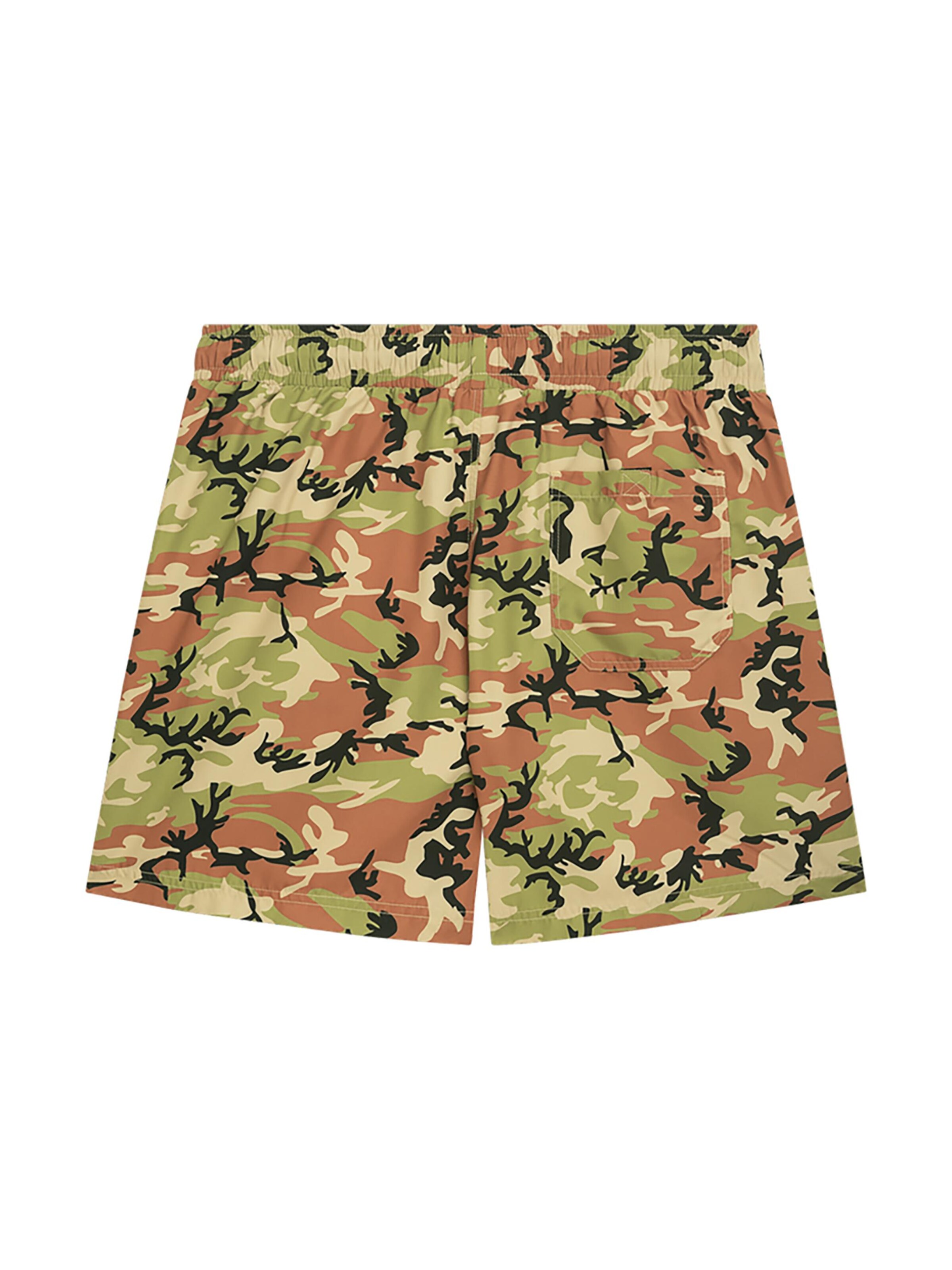 Loosefit Pantaloncini da bagno 'Woodland' di Unfair Athletics in verde