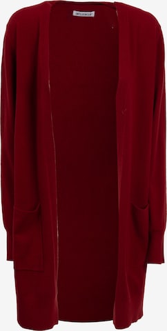Influencer Вязаная кофта в Красный: спереди