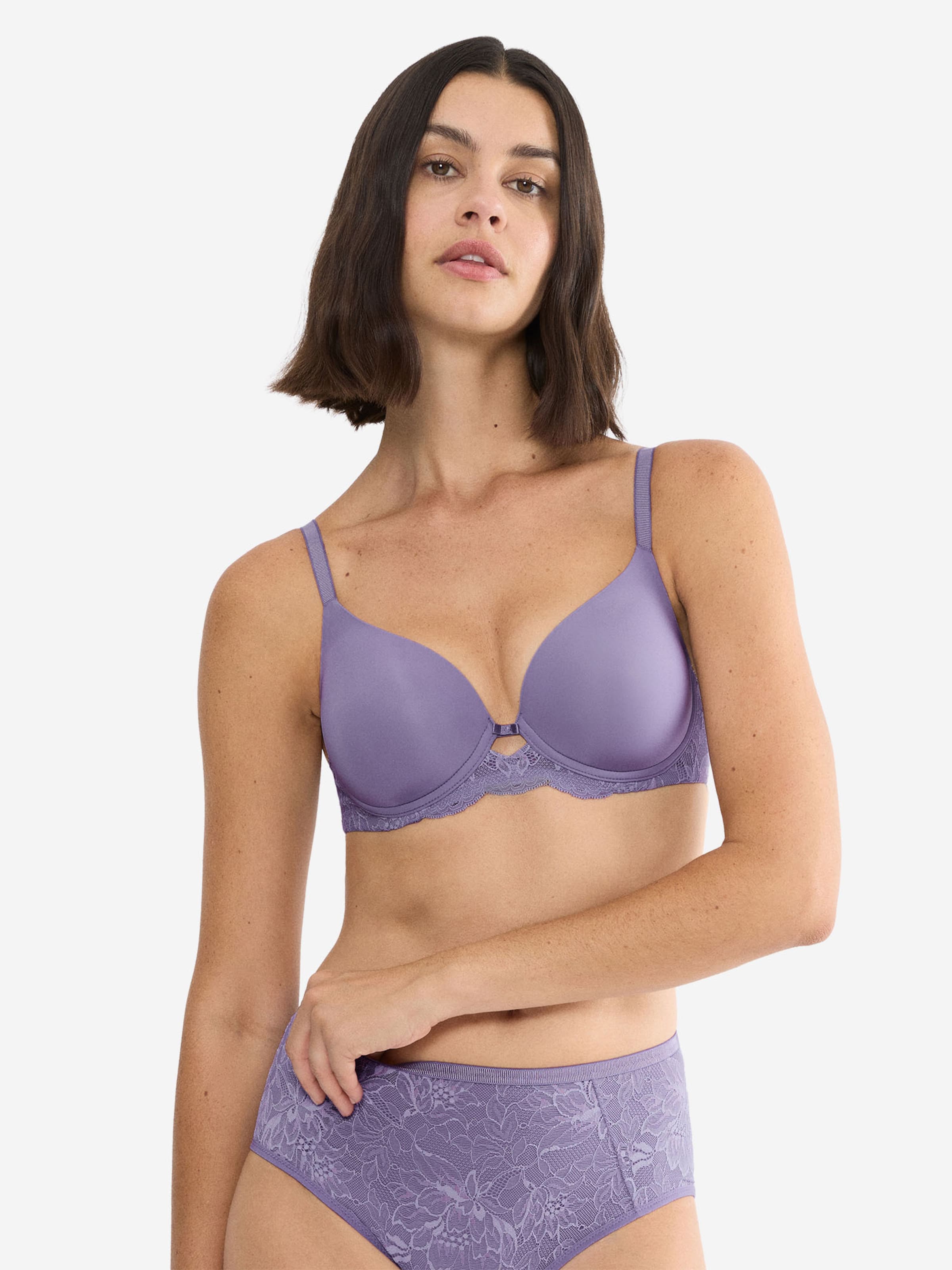TRIUMPH Klassisch Bügel-BH ' Red Label Amourette Charm ' in Lila