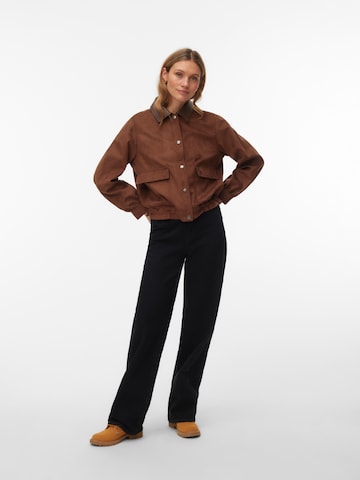 VERO MODA Prechodná bunda 'VMDARIAMARIA' - Hnedá: predná strana