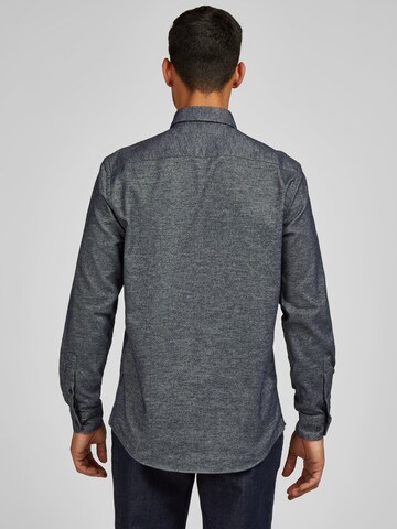 HECHTER PARIS Regular Fit Hemd in Grau