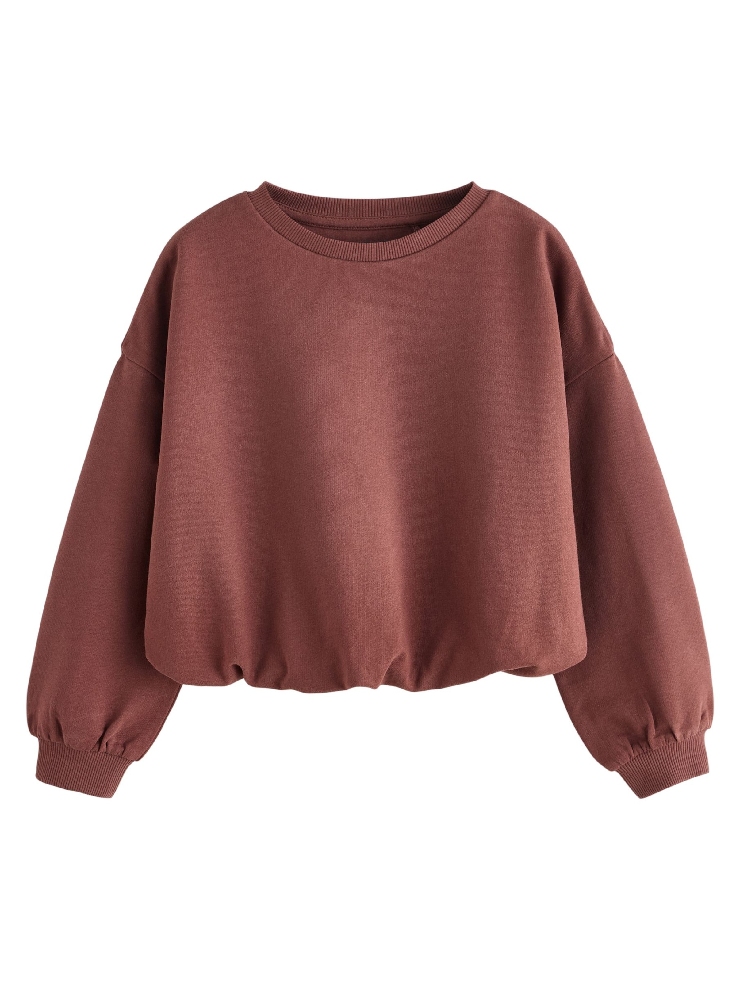 Next Sweatshirt i brun: forside