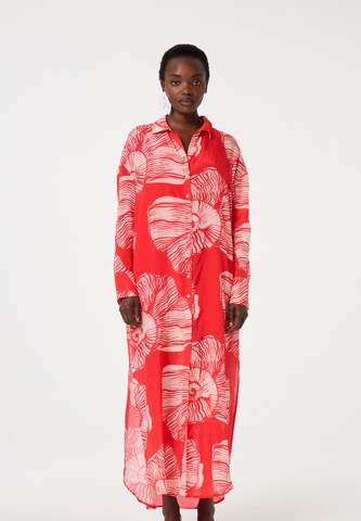 Fabienne Chapot Blousejurk in Rood: voorkant