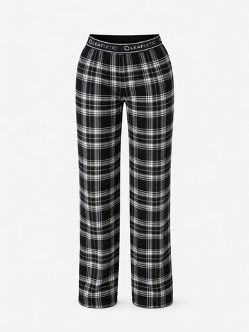 LEAFLETIC Pajama pants 'Leafletic Women’s Night Wear Long Pajama' in Black: front