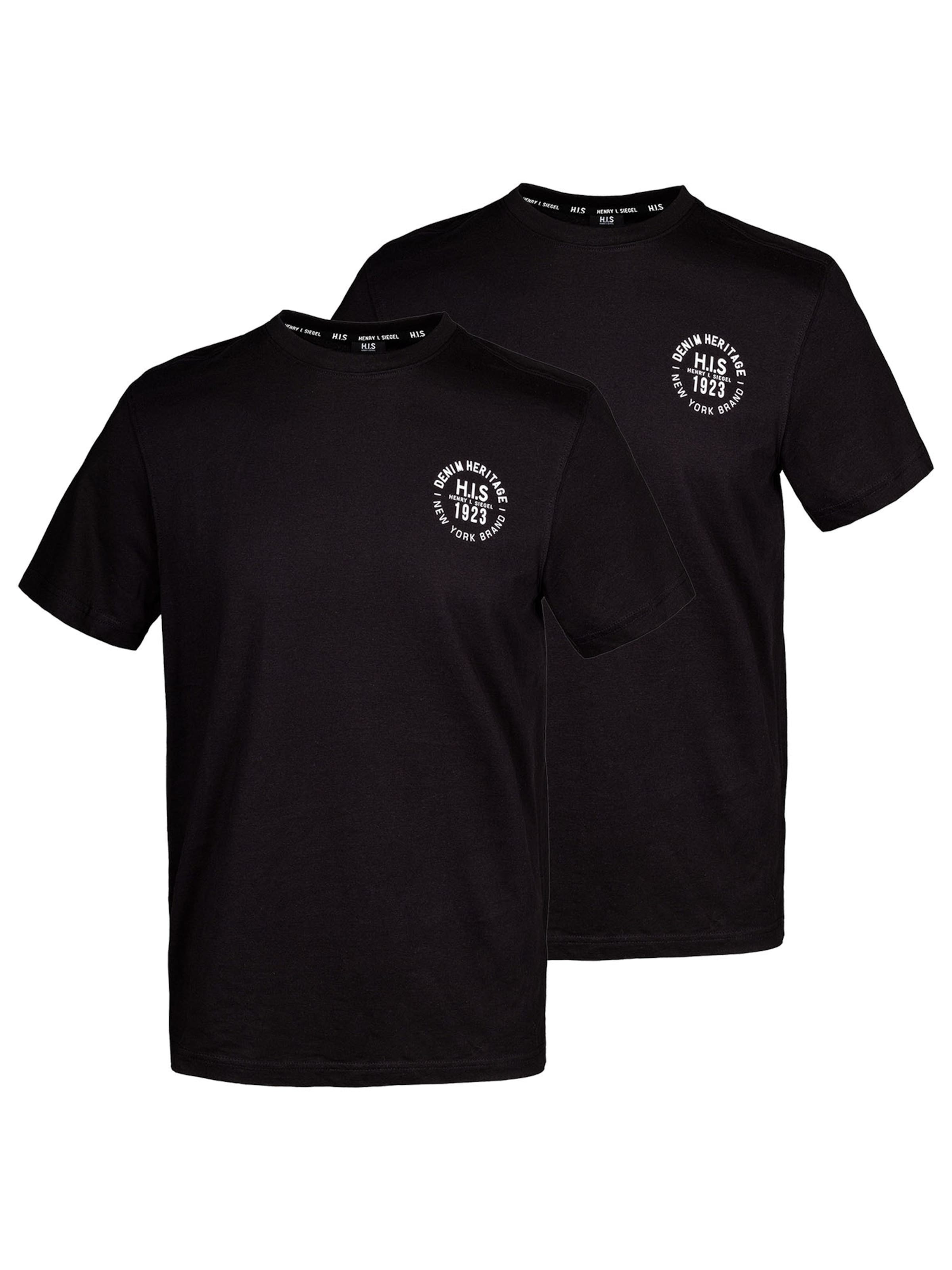 H.I.S Shirt in Black: front