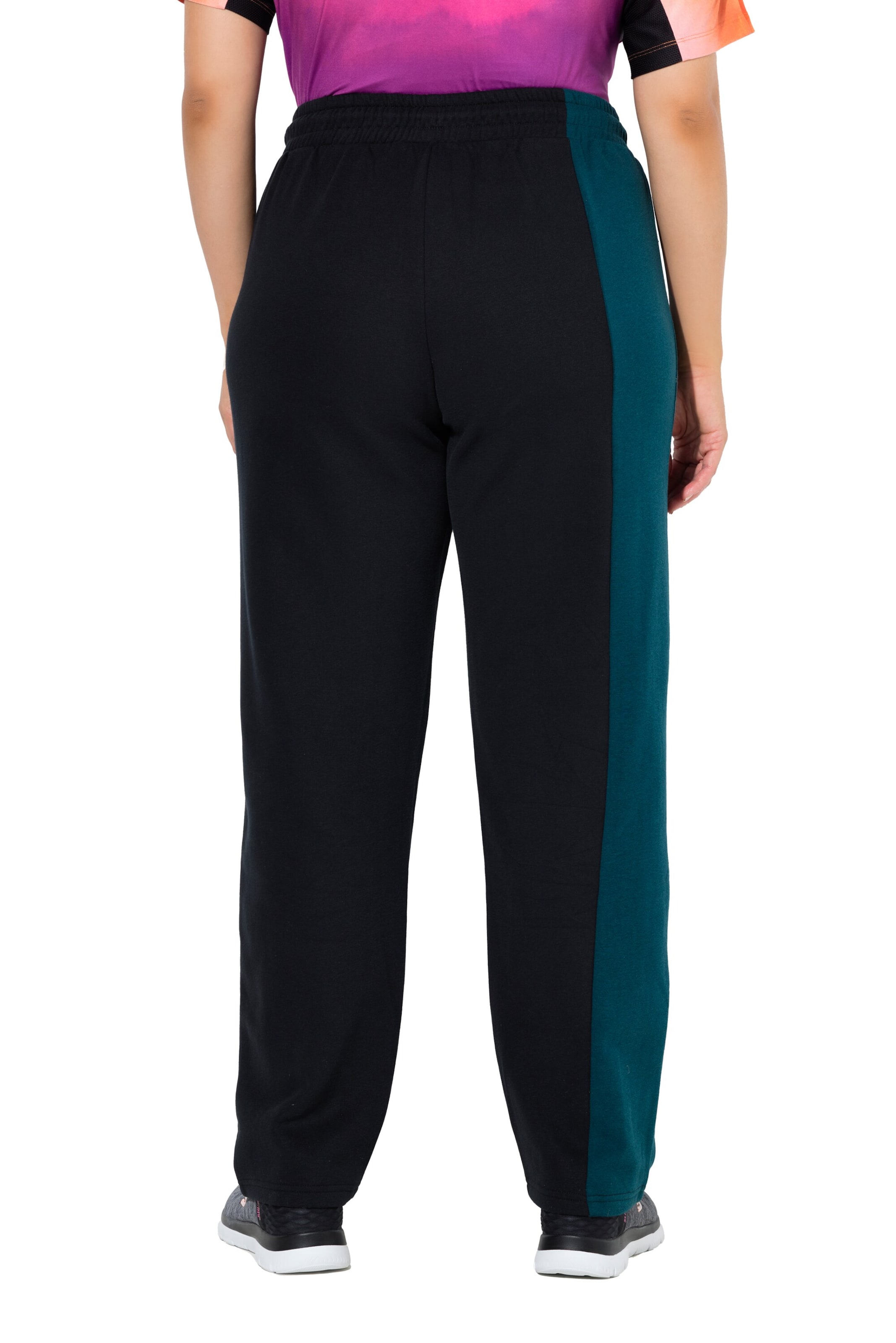 Ulla Popken Regular Broek in Zwart