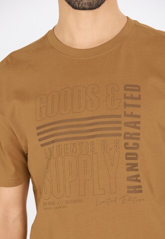 Cruz Shirt 'Blueville' in Goud