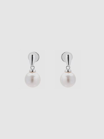 Luxenter Earrings 'Mobe' in White