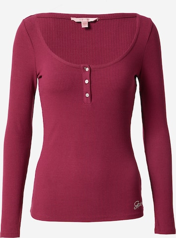 GUESS Shirt 'Karlee' in Lila: predná strana