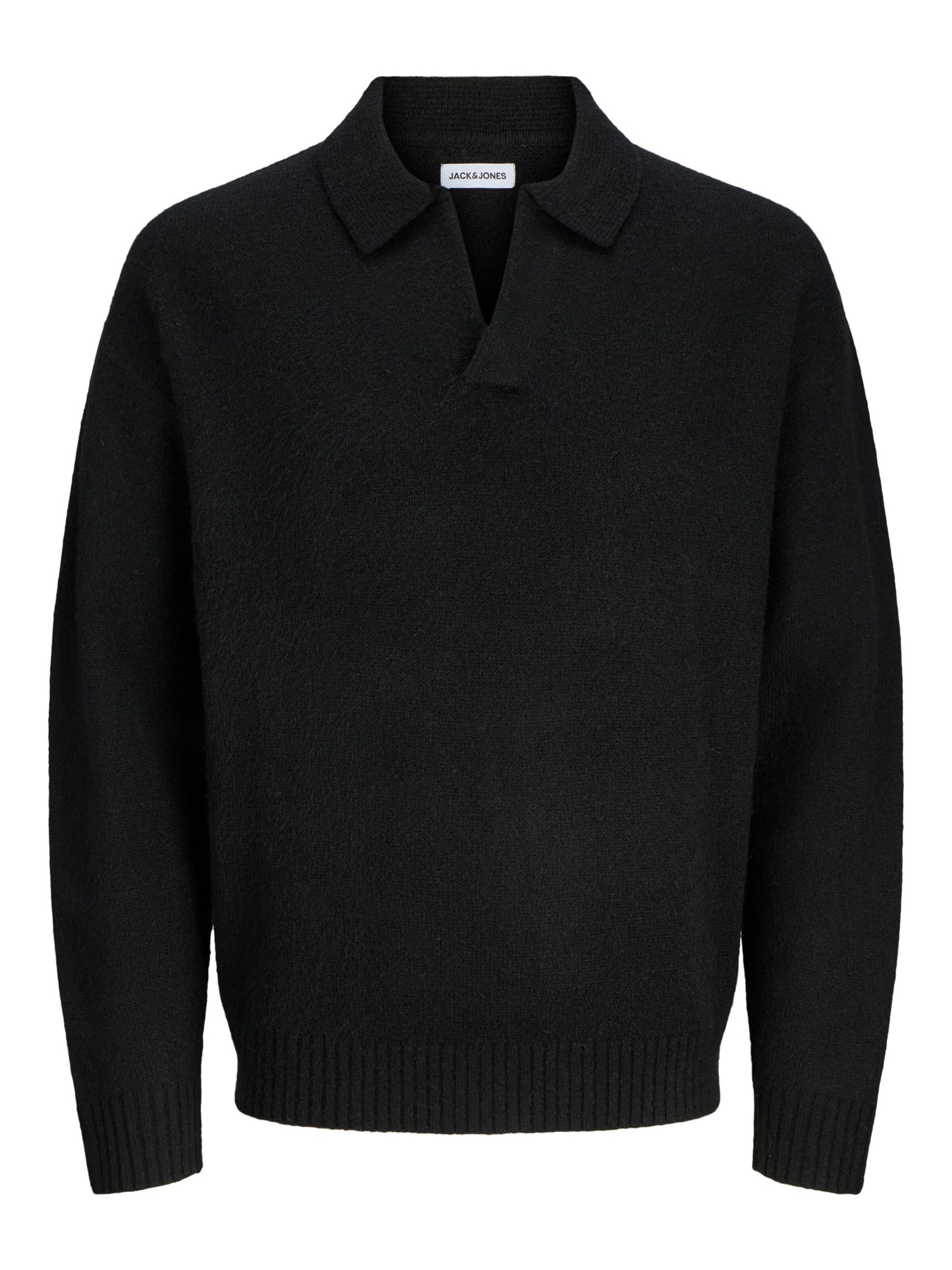 Jack & Jones Junior - Jersey en negro: frente