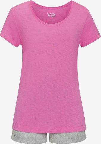 VIVANCE Pyjama in Grau: Vorderseite