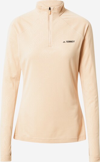 adidas Terrex Funktionsshirt in puder / schwarz / weiß, Produktansicht