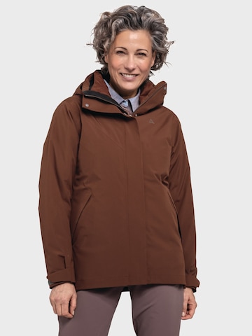 Veste outdoor 'Tamina' Schöffel en marron : devant