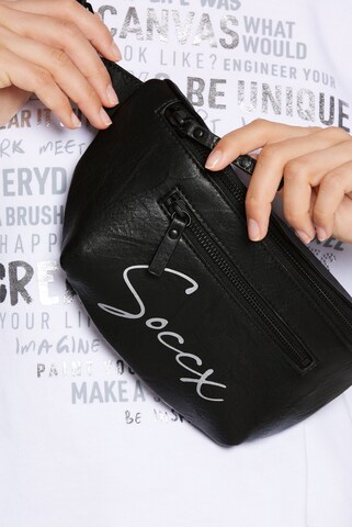 Soccx Gürteltasche in Schwarz