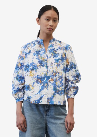 Marc O'Polo Blouse in Blauw: voorkant