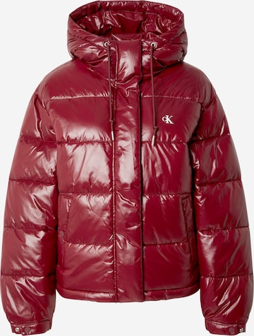 Calvin Klein JeansZimska jakna - crvena boja: prednji dio