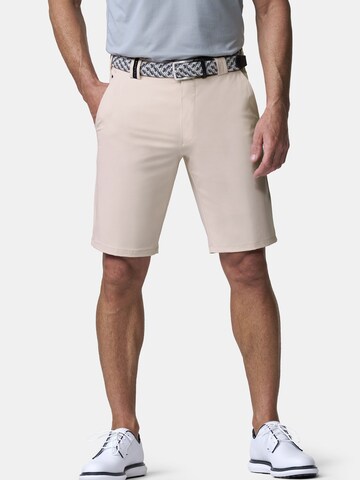 MEYER Slim fit Workout Pants in Beige: front