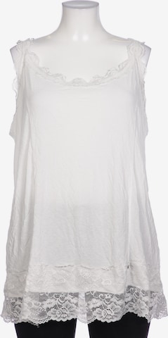 Tredy Top & Shirt in 5XL in White: front