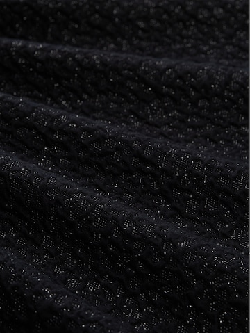 TOM TAILOR DENIM Sweatshirt in Zwart