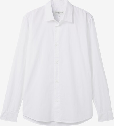 TOM TAILOR DENIM Poslovna srajca | bela barva, Prikaz izdelka