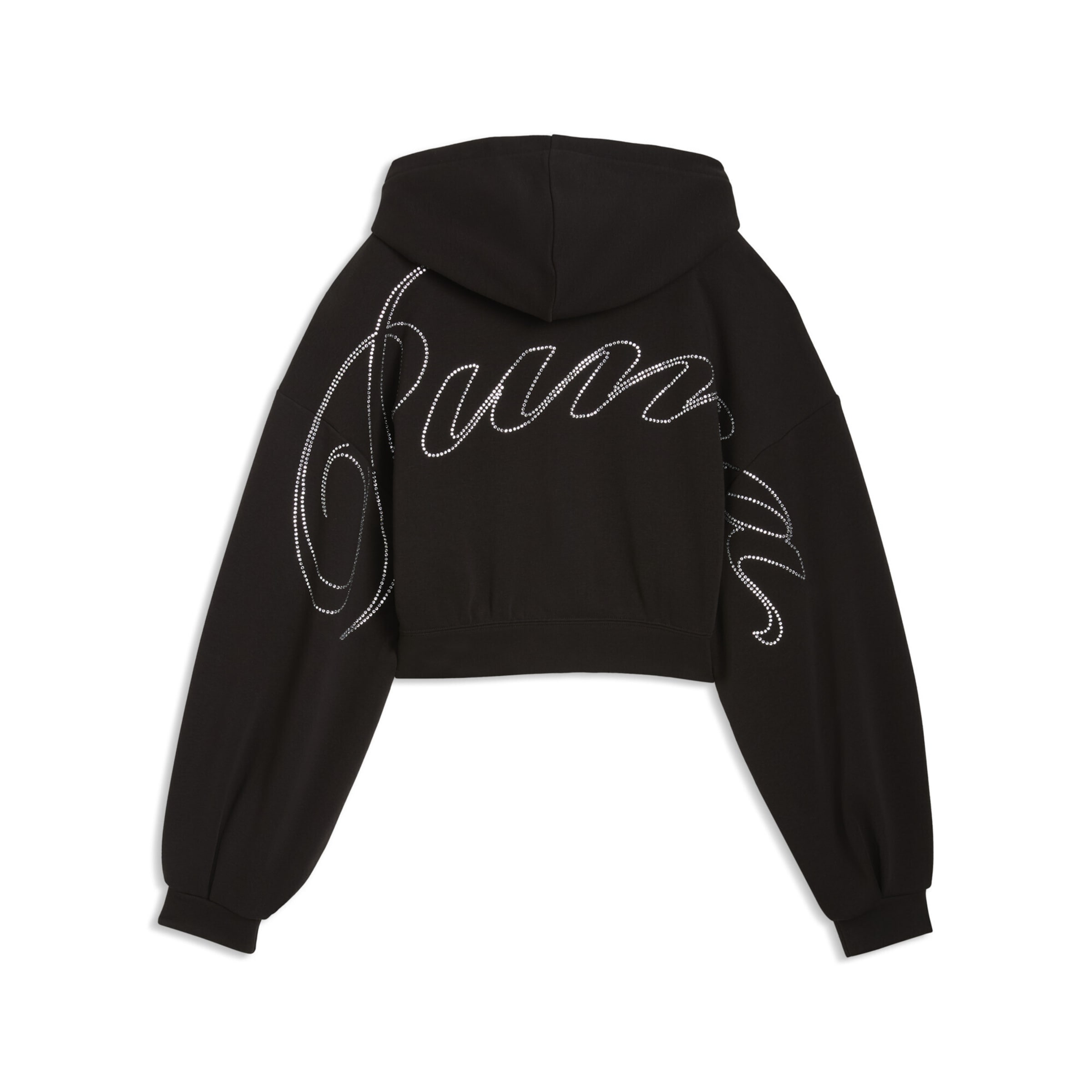 PUMA Sweatjacke 'Essentials Graphics' in Schwarz