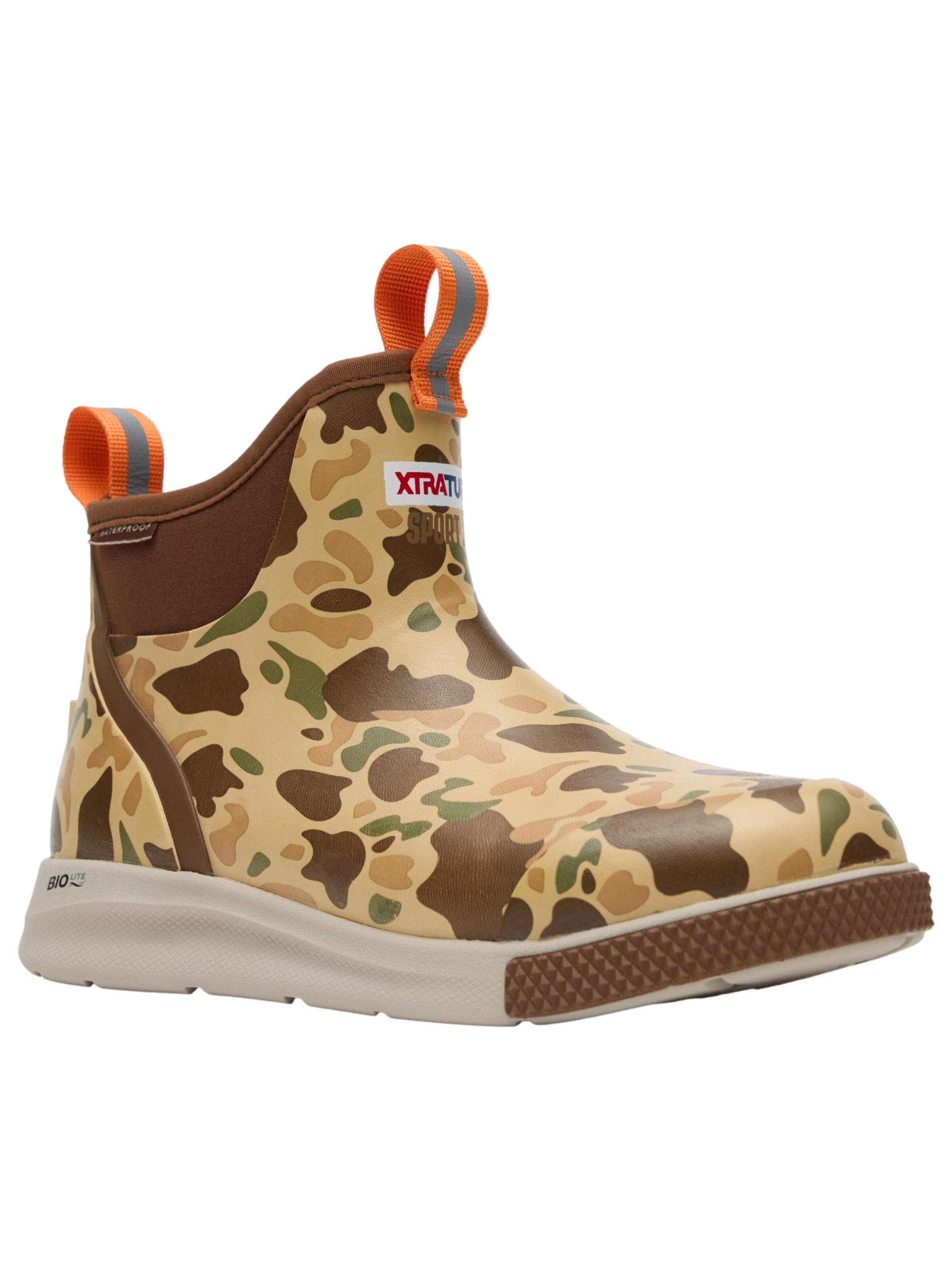 XtraTuf Rubber Boots 'Ankle Deck Boot Sport' in Beige