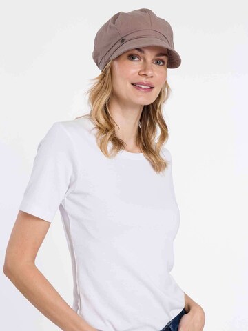 LOEVENICH Cap in Beige: front