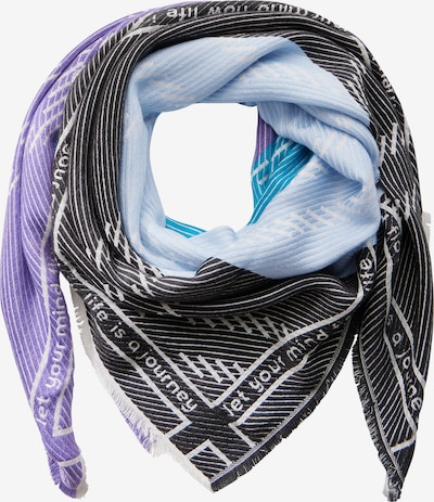 CECIL Tuch in blau / dunkelgrau / lila / weiß, Produktansicht