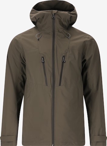 Weather Report Outdoorjas 'Harbor' in Grijs: voorkant