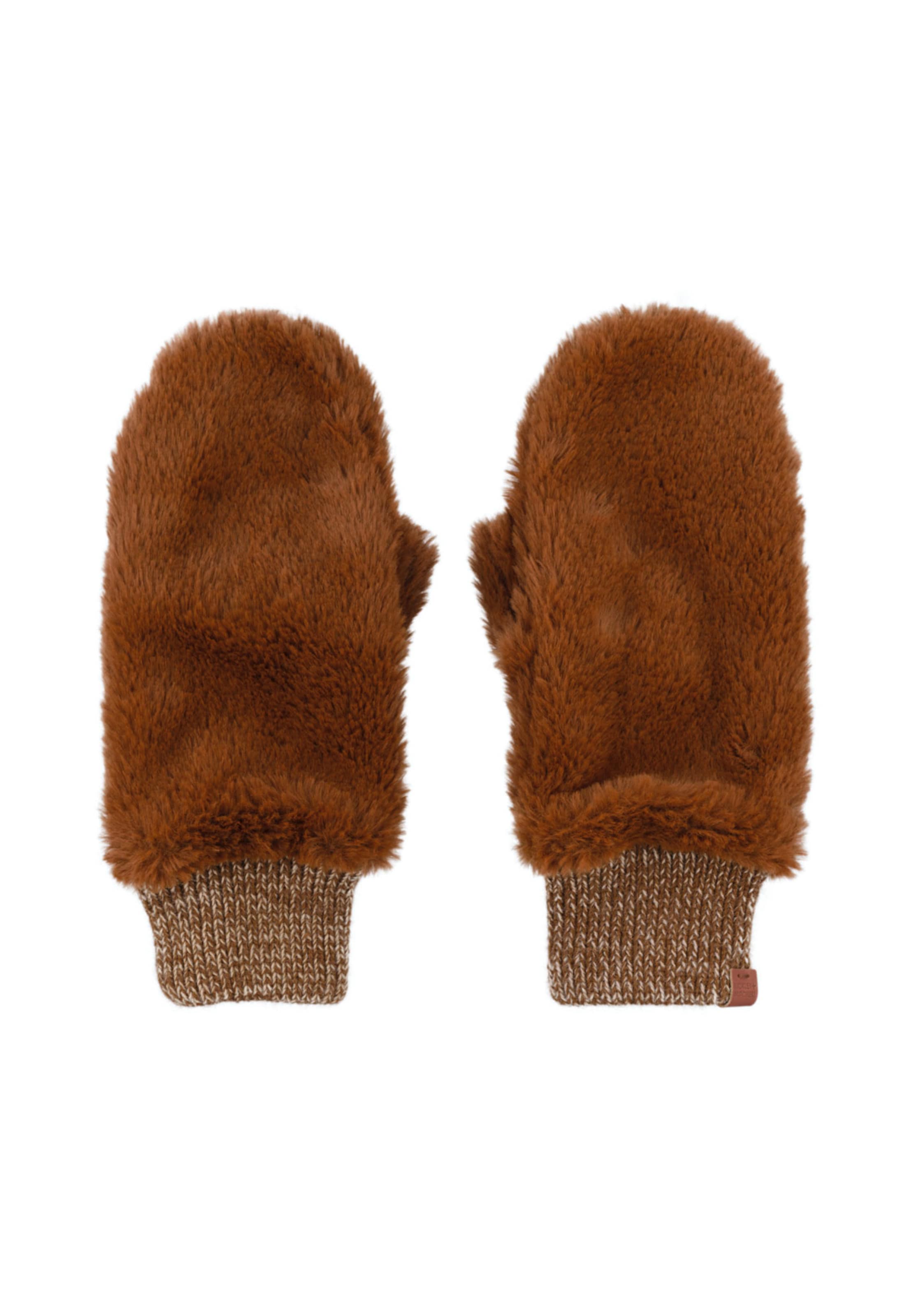 Bickley + Mitchell Mittens in Brown: front