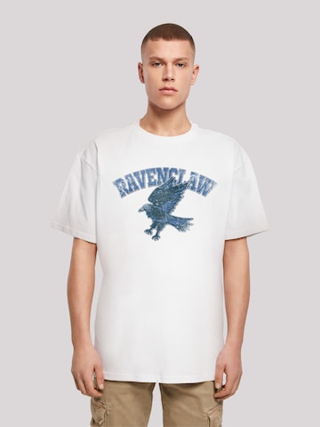 T-Shirt 'Harry Potter Ravenclaw Sport Emblem' F4NT4STIC en blanc : devant