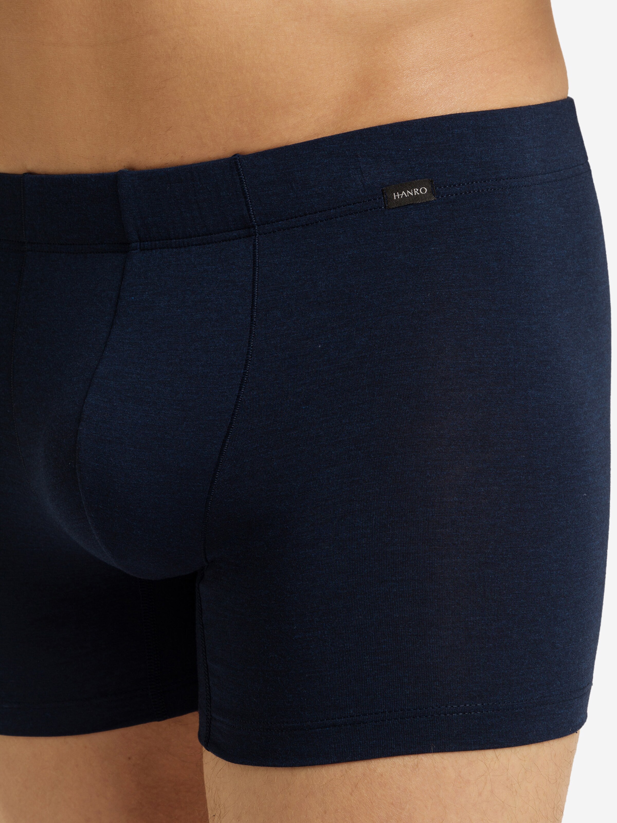 Boxers Hanro en bleu