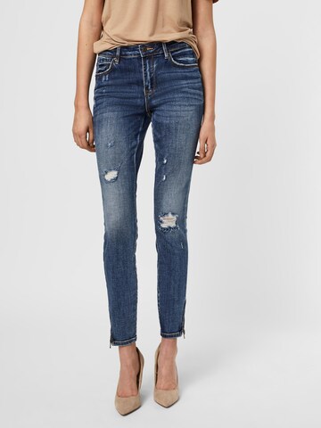 VERO MODA Skinny Jeans 'Tilde' in Blauw: voorkant