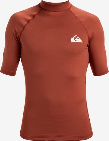 QUIKSILVER Funktionsshirt 'Everyday' in Braun: Vorderseite