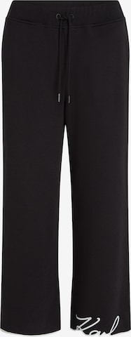 Karl Lagerfeld Regular Housut värissä musta: etupuoli