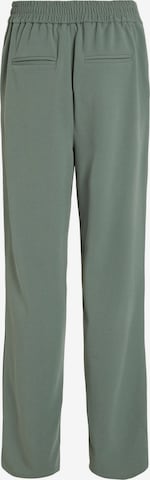 VILA Regular Trousers with creases 'Clua' in Green