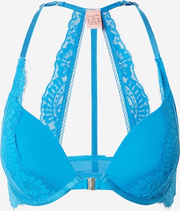 Hunkemöller - Push-up Soutien 'Milaan' em azul: frente