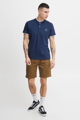 BLEND Shirt 'Polo' in Blue