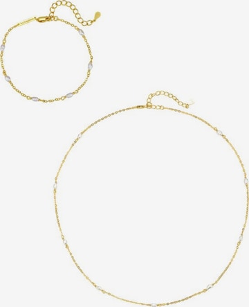 Hey Happiness Smyckeset 'Pearl Essence' i guld: framsida