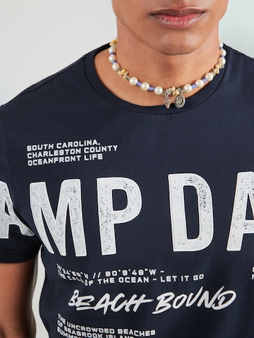 CAMP DAVID Tričko – modrá