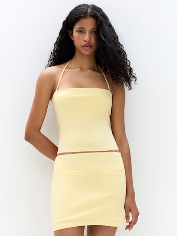 Haut Pull&Bear en jaune : devant