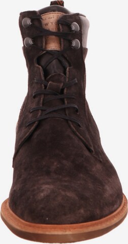 Floris van Bommel Lace-Up Ankle Boots in Brown