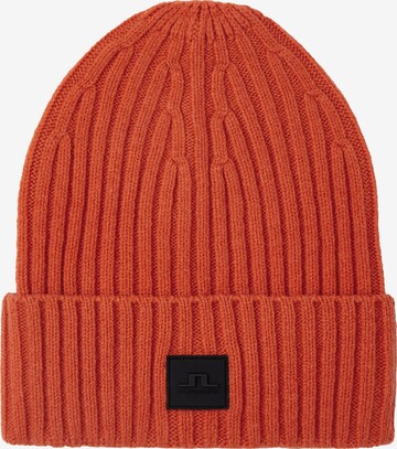 J.Lindeberg Beanie 'Jive' in Orange: front