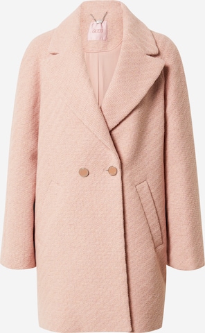 GUESS Between-Seasons Coat in Pink: front