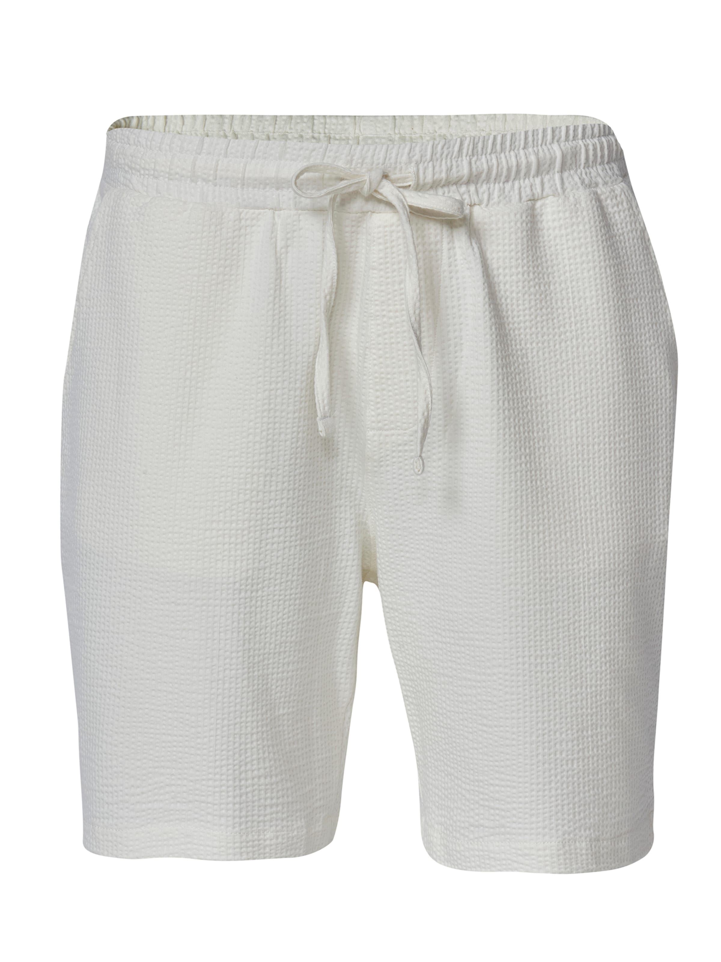 KOROSHI Avar lõige Püksid, värv valge: eest vaates